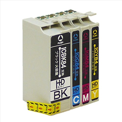 Amazon.co.jp: エプソン用 IC4CL84 【互換インクカートリッジ】 4色
