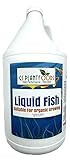 GS Plant Foods Liquid Fish Fertilizer - Organic Material Review Institute Listed (1 Gallon) – Natural Hydrolyzed Fish Fertilizer for Gardens, Lawns & Container Growing