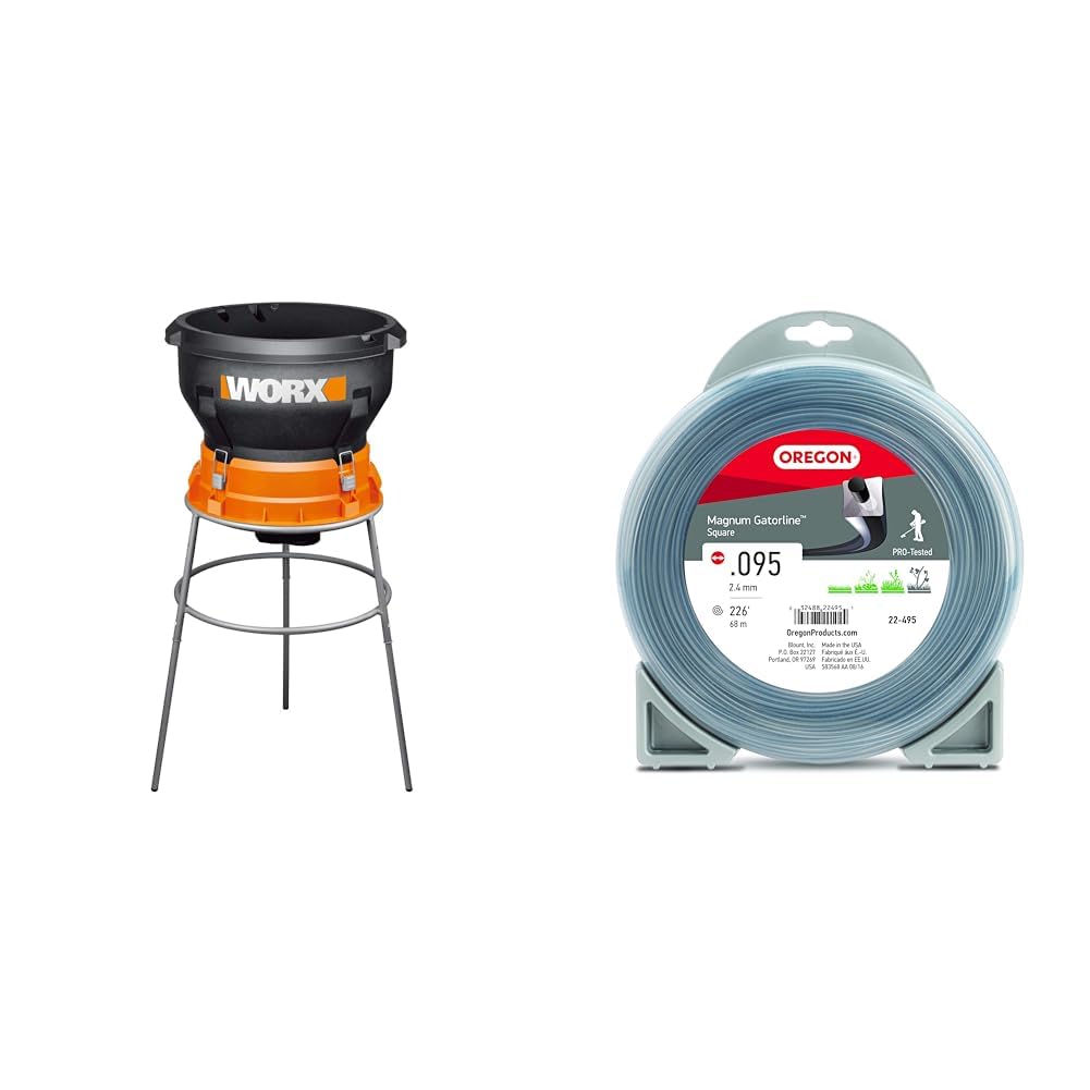 Amazon.com : WORX WG430 13 Amp Electric Leaf Mulcher & Oregon 22