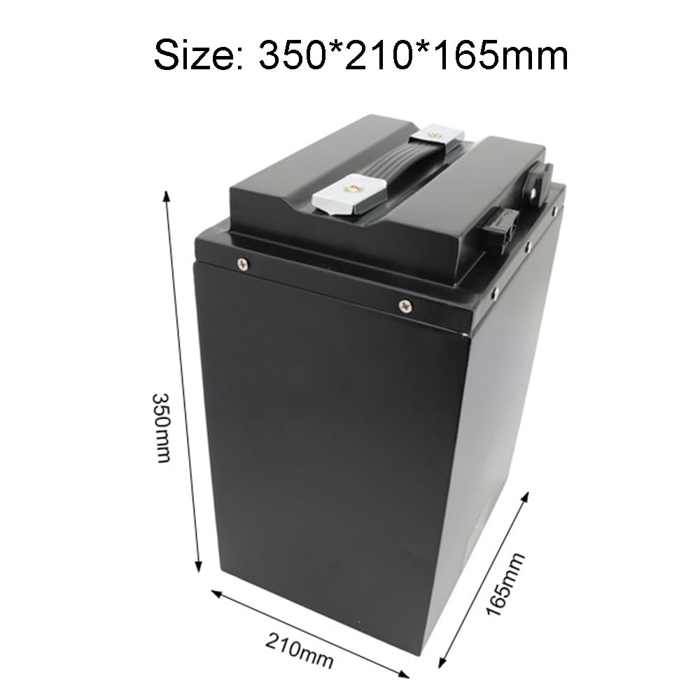 48 V 60 V 72 V 20 Ah 32 Ah 40 Ah 60 Ah Motorradbatterie 48 V 60 V 72 V Lithium-Li-Ionen-Akku mit Ladegerät für 0–4500 W Moped-Dreirad-Rollermotor