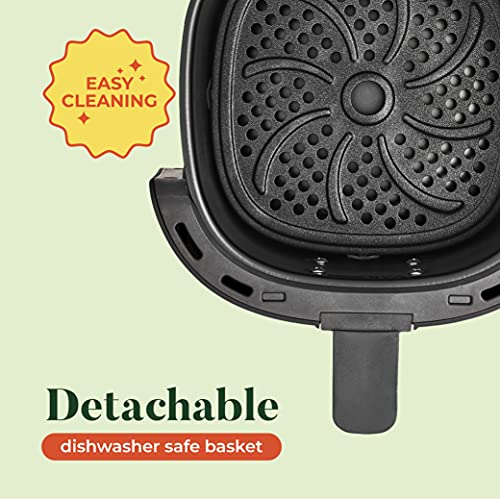 Bella 2.9Qt Touchscreen Air Fryer Oven And 5-In-1 Multicooker With Removable Nonstickdishwasher Safe Crisping Tray And Basket, 1400 Watt Heating System, Matte Black #TOP3