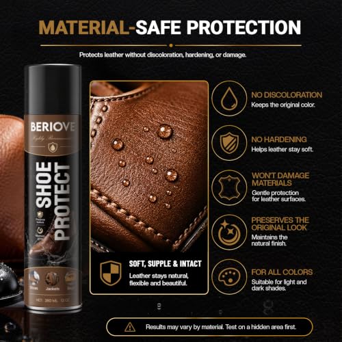 Image of Protect Shoe Protector Spray - 6.7 OZ Waterproofing Spray | Rain & Stain Waterproof Nano Protection for Leather, Suede, Sneaker