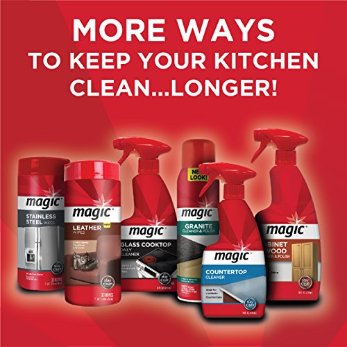 Magic Stainless Steel Cleaner - 24 Ounce - Removes Fingerprints Residue Water Marks and Grease from Appliances - Works Great on Refrigerators Dishwashers Ovens Grills - Thumbnail 4