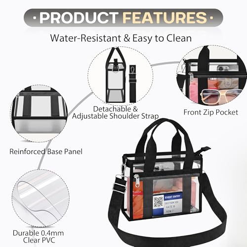 Bolso Tote Transparente para Mujer miniatura 4