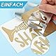 IModeur 7Ft Galvanisiert Plotterfolie Vinyl Champagner - 30,5cm x 214cm Vinylfolie Plotter Champagner für Cricut und Silhouette Cameo, Selbstklebendes Vinyl für Scrapbooking, Schilder und mehr