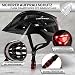 Dunlop Sports Fahrradhelm mit Licht - Sofort gesehen Werden - Ultraleichter Spezial Damen Herren...
