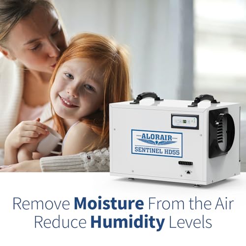 Image of ALORAIR 120 Pints Commercial Dehumidifier with Drain Hose for Crawl Space