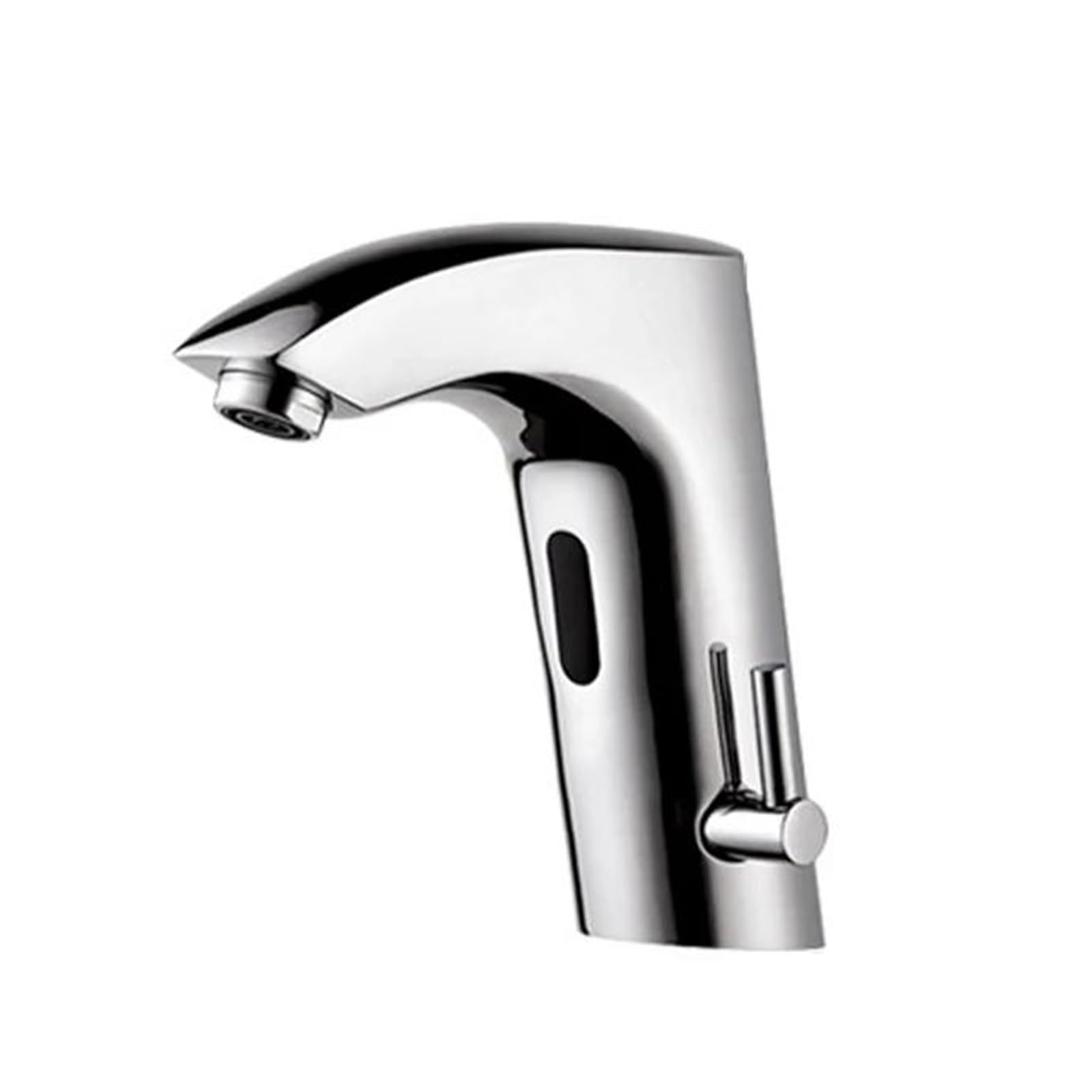 Robinet de lavabo à capteur noir eau chaude froide automatique pour meuble vasque de salle de bain