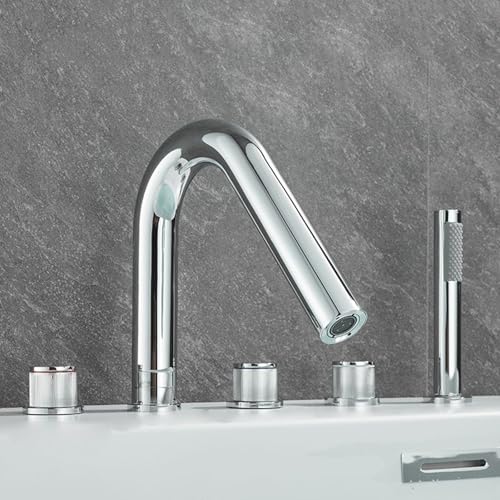 Mitigeur Bain-Douche 5 Trous en Laiton pour Finir avec les Tuyaux Tordus