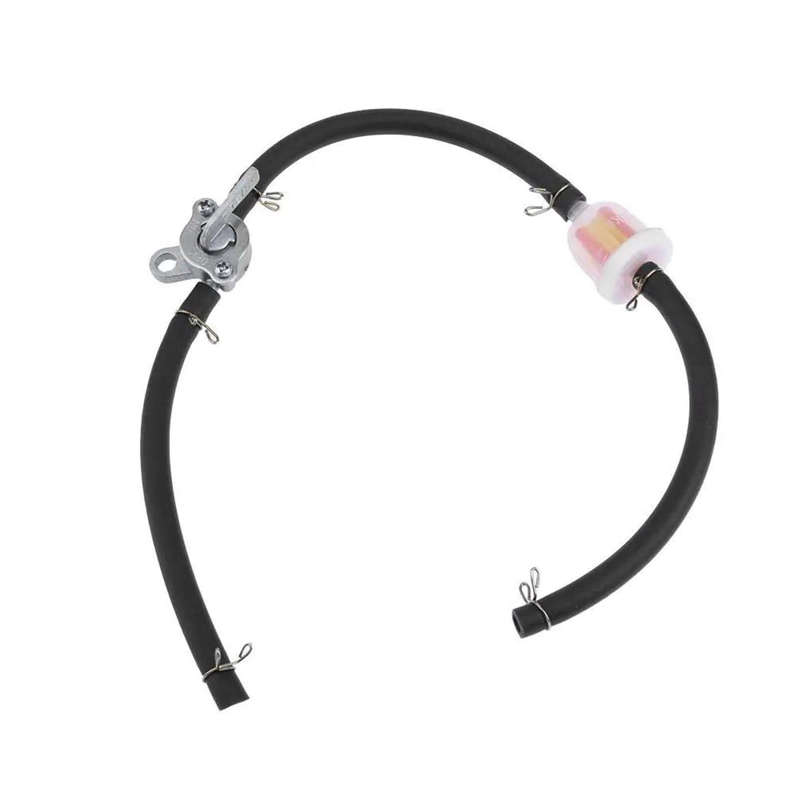 Moto Pompa Benzina Per Pit Dirt Bike ATV Moto SUV Automobile Rubinetto Del Serbatoio Carburante In Linea Universale Rubinetto + Filtro + Kit Tubo Flessibile Rubinetto Per Benzina