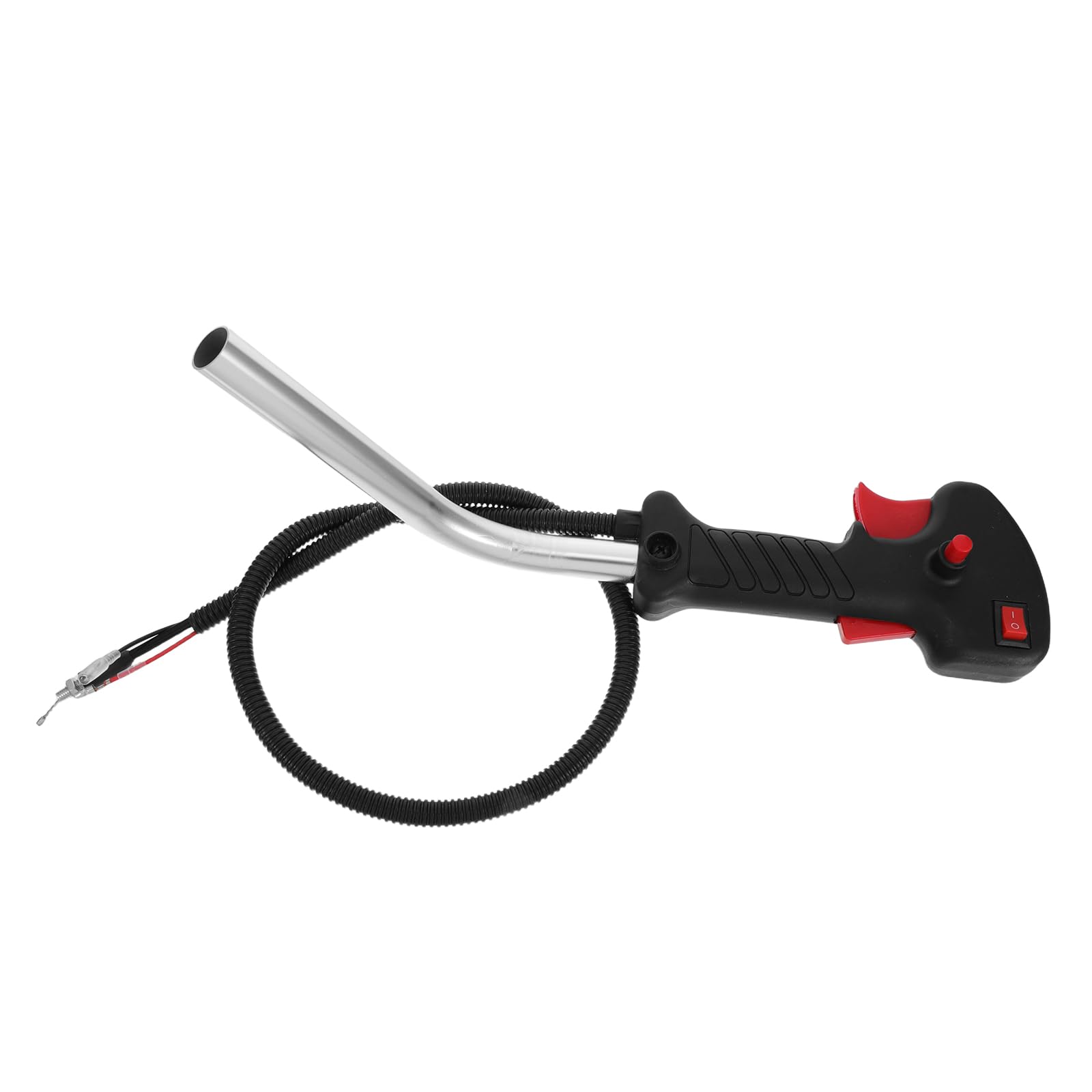 Cable y Palanca del Acelerador para Cortacésped, Mango de Aleación de Aluminio y Plástico, Válvula de Cierre de Combustible, Interruptor de Arranque Compatible, Repuesto