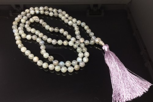 "Labradorite Mala Beads Necklace" - Image 3