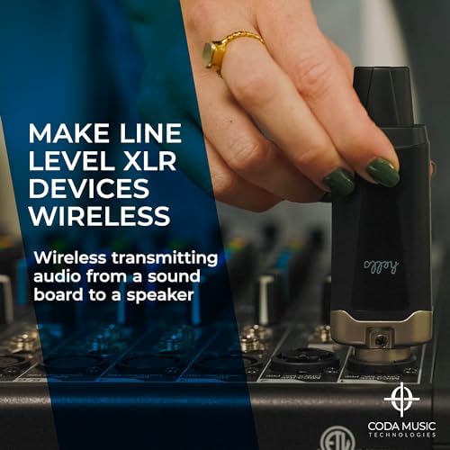 AirSync - Wireless XLR Transmitter and Receiver, UHF Wireless Microphone System for 150ft Range, Rechargeable Wireless Microphone Adapter for Dynamic & Condenser Microphones, Mixers, PA System, USB-C - Thumbnail 4