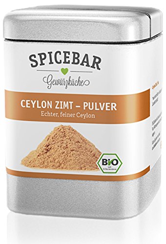 Spicebar Ceylon Zimt, Echter feiner Ceylon, Zimtpulver gemahlen, Bio (1 x 70g)