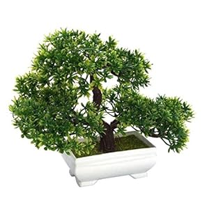 Kunstmatige Bonsai Boom Kunstmatige Plant Decoratie Potted Groene Huis Planten voor Thuis Tuin Decor Desktop Display