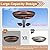 OUISJYER Metal Bird Bath for Outdoors, 12" Dia Bowl with Stable Upgrades Stake Birdbaths Garden Yard Lawn Decor 0.7 Gallon