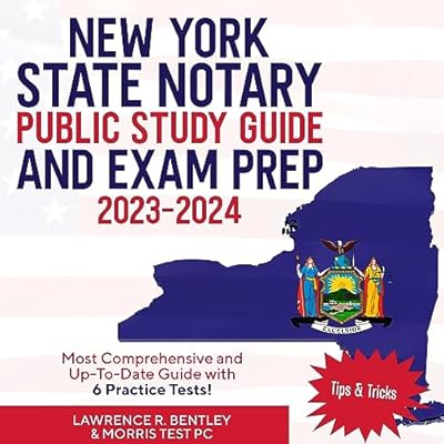 New York State Notary Public Study Guide and Exam Prep 2023-2024