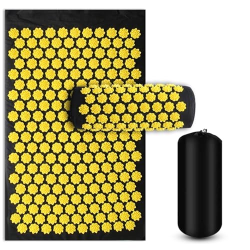 Esterilla de acupresión yoga mat con cojín de picos para tu relajación diaria en casa