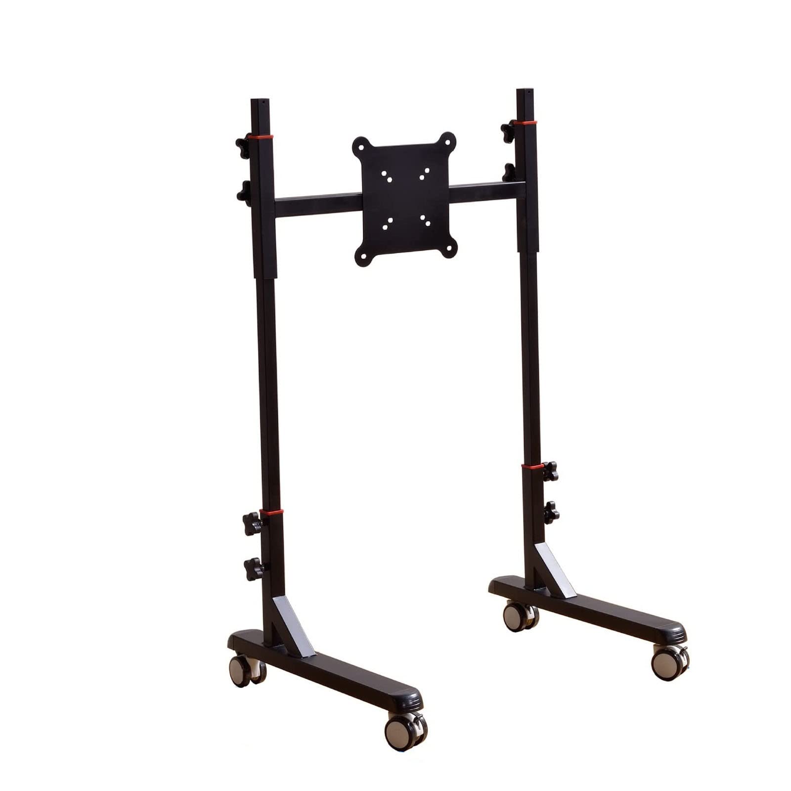 HPTHLY Universal Tv Stand Universal Tv Stand Mobile Tv Cart On Wheels - Adjustable Height Portable Floor Tv Stand Holds, Tv Stand Bracket, Rolling Tv Stand With Locking Wheels