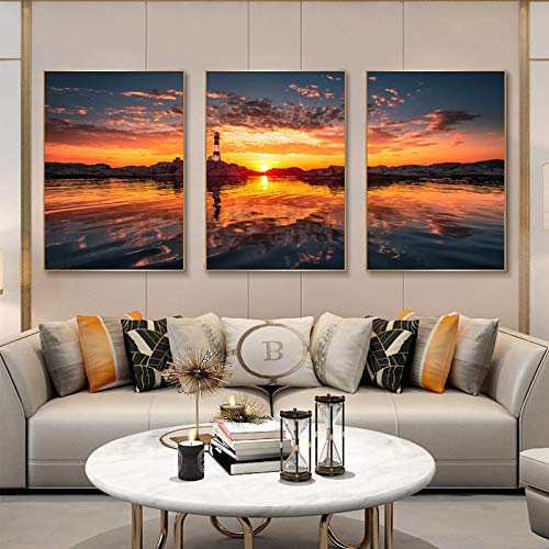 Nuages Pour Salon Home Decor : Impression sur Toile Canvas Haut de Gamme 70x100cm sans Cadre