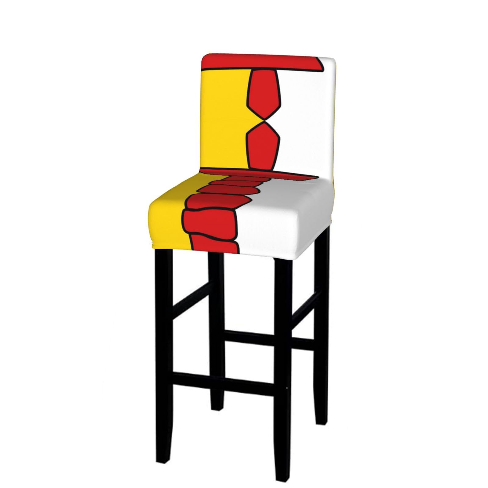 CNTDBU Nunavut Flag Bar Stool Cover-Stretchy Chair Slipcover for Kitchen