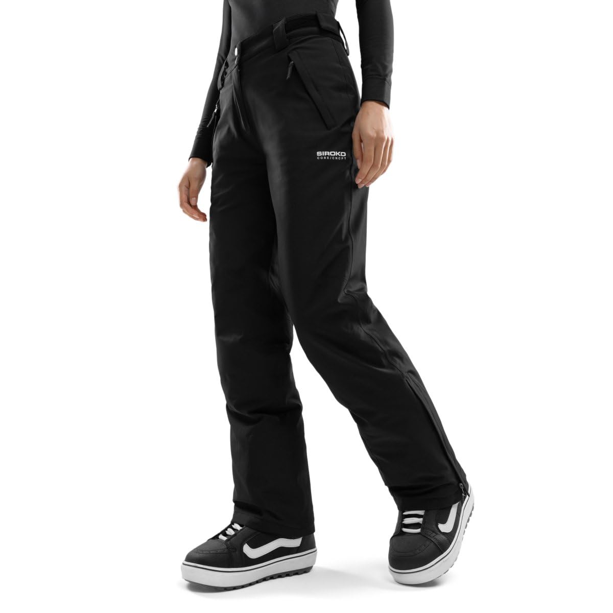 SIROKO Snowboardhosen Damen Starter-Kollektion Core Frutt S Schwarz