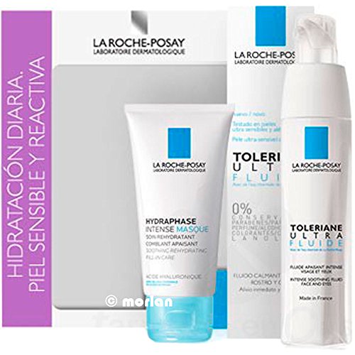 La Roche Posay Toleriane Ultra Fluido, 40ml+REGALO Hydraphase Mascarilla Efecto Flash Hidratante con Ácido Hialurónico, 50ml