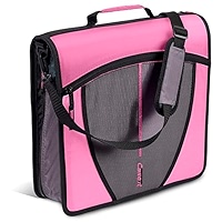 Raccoglitore Case-it Mighty Zip Tab Con Cerniera - Nero, Organizer 3 Anelli - Foto 11