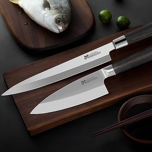 Kankikusui Left-Handed Deba Knife 7 Inches thumb #7