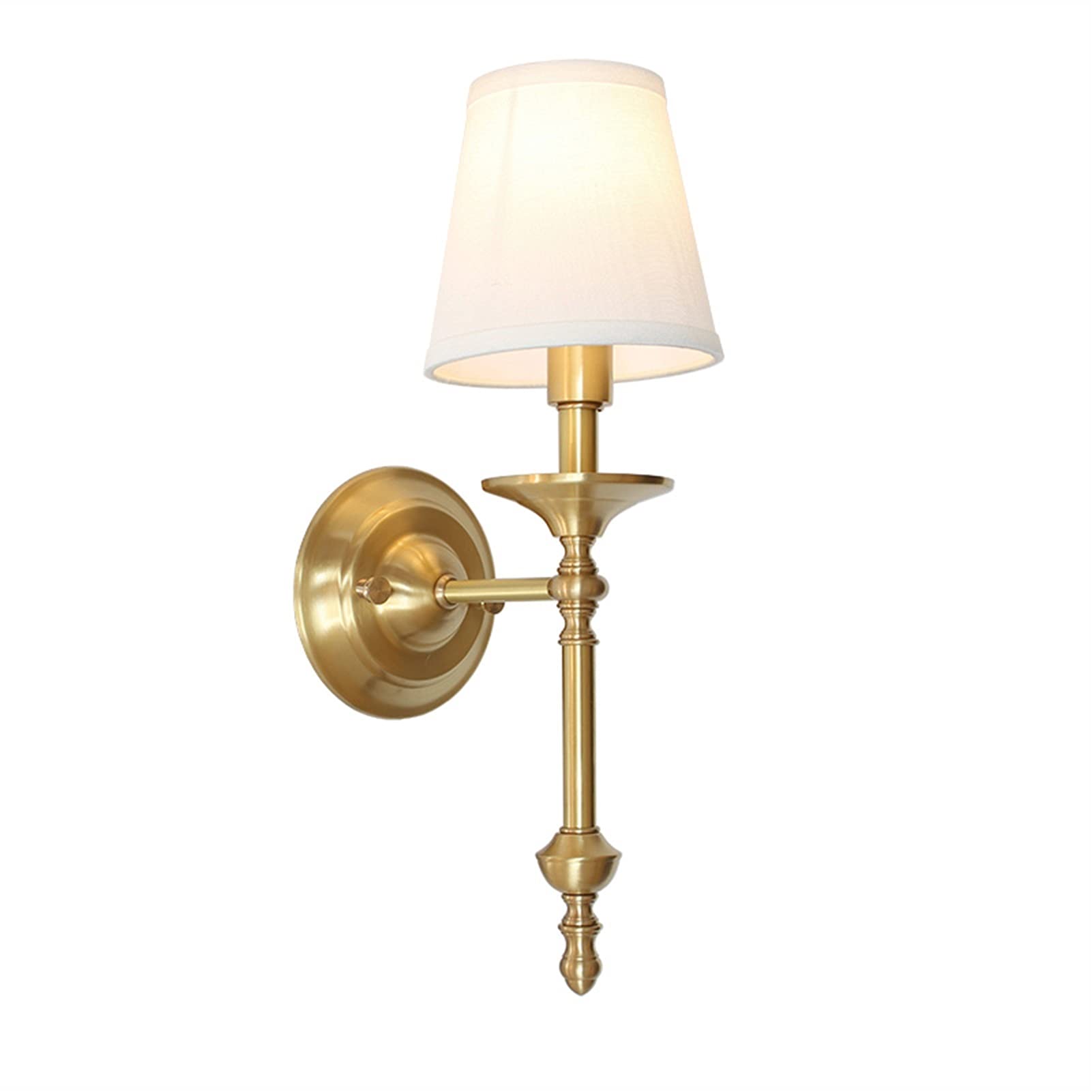 Appliques murales LED 6W cuivre lampe de mur style traditionnel pour couloir et maison de thé
