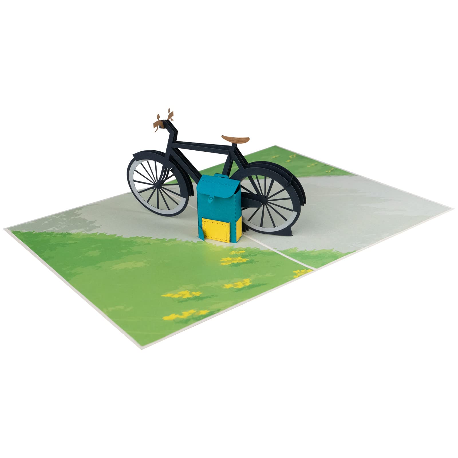 Sweetpopup® 3D Men's Bicycle Pop-Up Card - Perfect for Birthdays Good Luck Wishes, Holidays, or Gift Vouchers (067) - Image 4