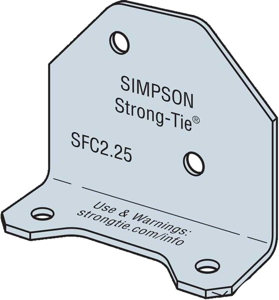 Simpson Strong-Tie SFC2.25-R300 SFC 7/8 in. x 1-3/4 in. x 2-1/4 in. Steel Framing Connector (300-Qty)