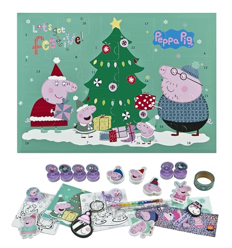 PIPB8027 Undercover Peppa Pig - Calendario de Adviento para niños, multicolor