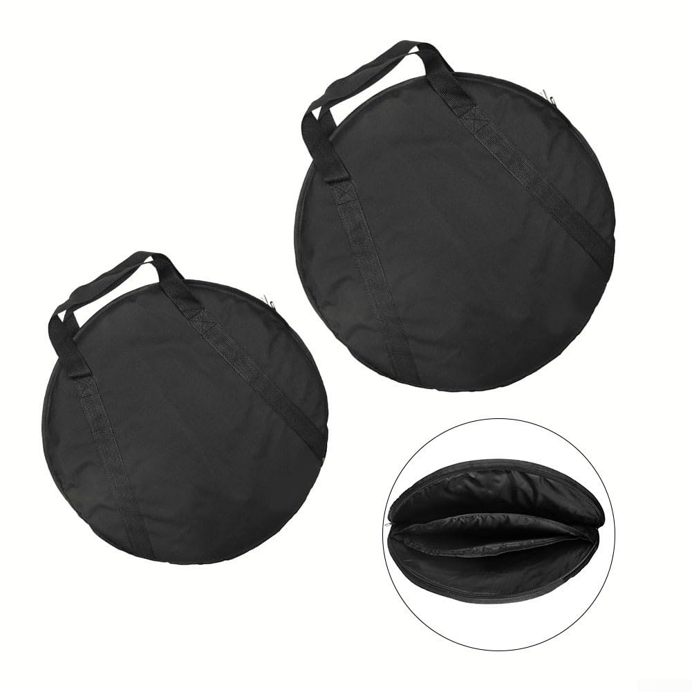 SPORTARC Custodia per piatti, portatile, rotonda, imbottita, con panno Oxford 600D (piccola)