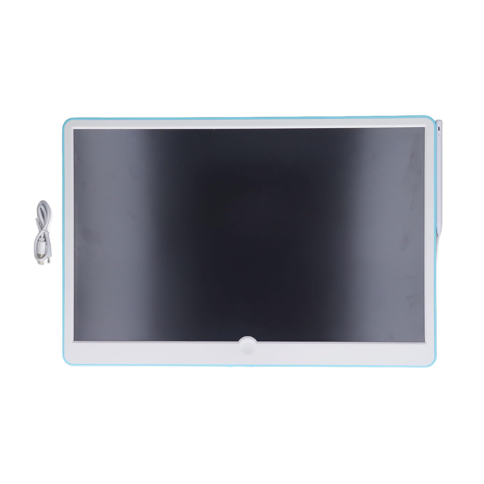 Tablet LCD Vomeko, Rilievo da disegno LCD, Essenziali da viaggio per bambini, Tavola da disegno elettronica portatile cancellabile a grande schermo con penna (Blue and White)