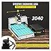 CNC Router 6040/3040/3020-3/4 Axis USB Milling Machine for 3D PVC Engraving & Wood Carving, Precision CNC Engraver for Woodworking Projects