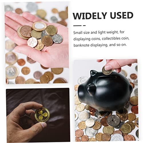 Contenedores plásticos para monedas 100 pcs SHINEOFI miniatura 5