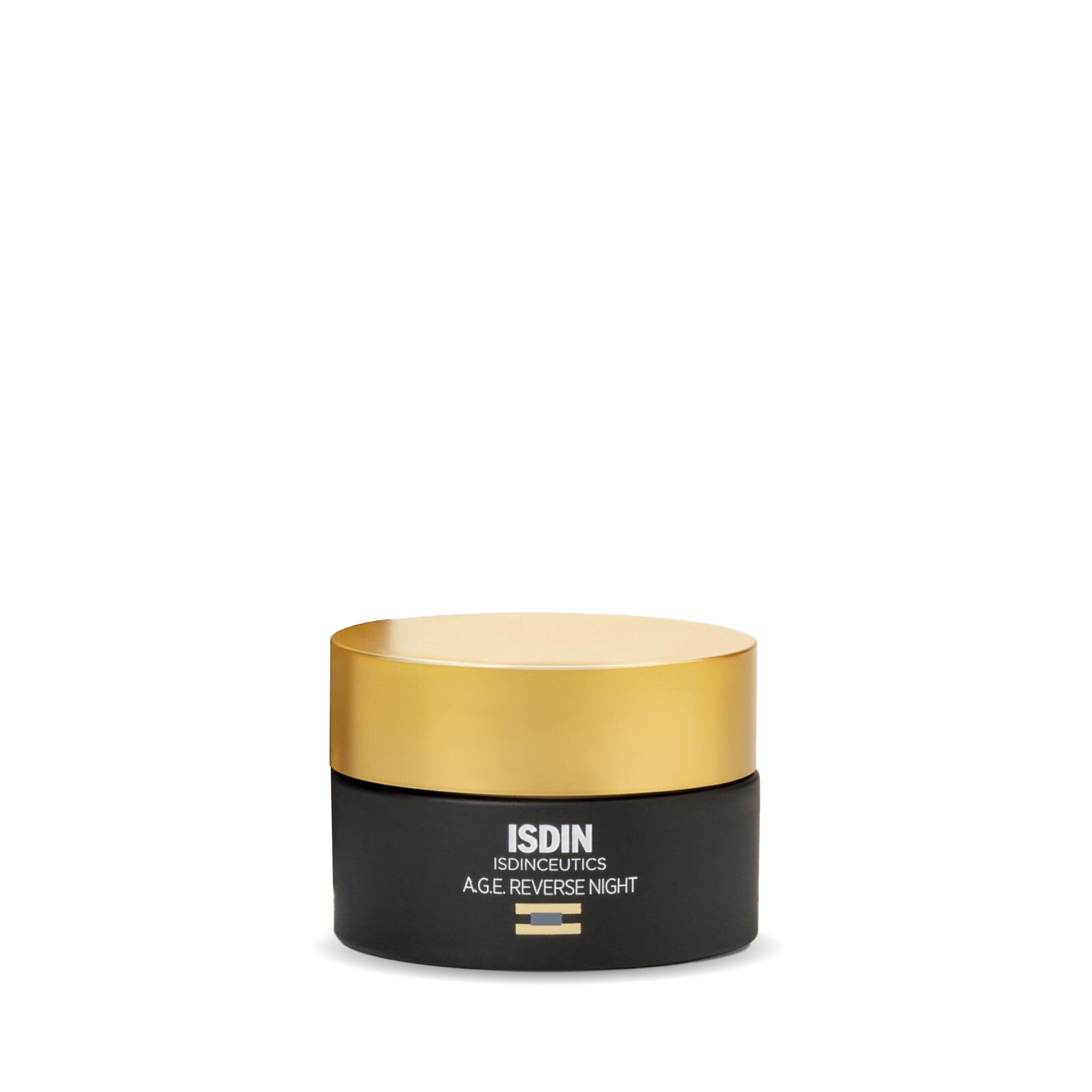 ISDIN Isdinceutics A.G.E. Reverse Night (50 g) | Crema Notte Riparatrice con Melatonina e Carnosina | Tripla Azione Antietà per una Pelle Sana e Luminosa