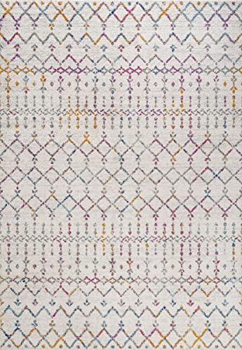 Eyely Tapete Boho Vintage Diamante 7'9" x 10' Rectangular miniatura 3