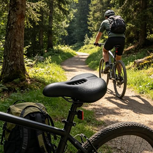 Selle de vélo avec coussin de confort de rechange ergonomique