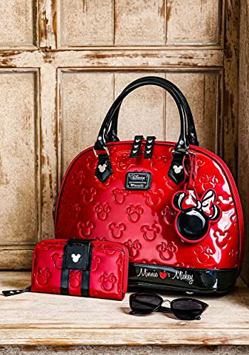 Loungefly Mickey and Minnie Purse Disney Embossed Bag3