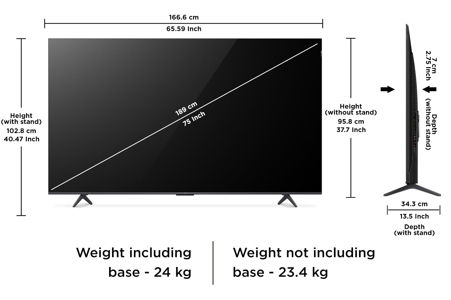 TCL 189 cm (75 Inches) Smartchoice 4K UHD Smart QLED TV | QD-Mini LED Dimming | 144Hz Refresh Rate | 3GB RAM | 42W Onkyo 2.1ch Speakers | 75T8D — Amazon image 6