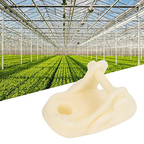 AUNMAS Pulley Device 10Pcs White Plastic Boat Shape Ventilation Tool Greenhouse Pulley Accessories for Agriculture Use (3.2 x 1.9 in)