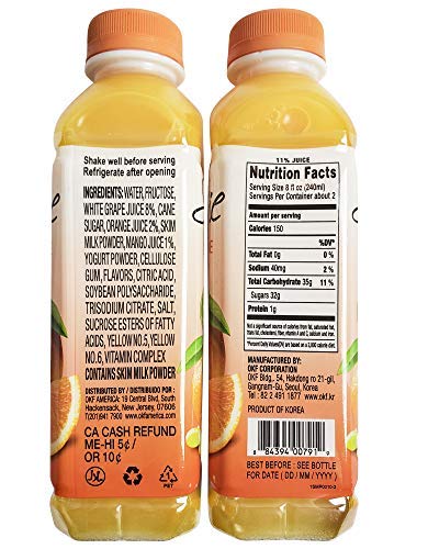 OKF Smoothie, Multi-Vitamin Premium Drink, 16.9 Fluid Ounce (5 Flavor Variety Pack, 10 Pack)