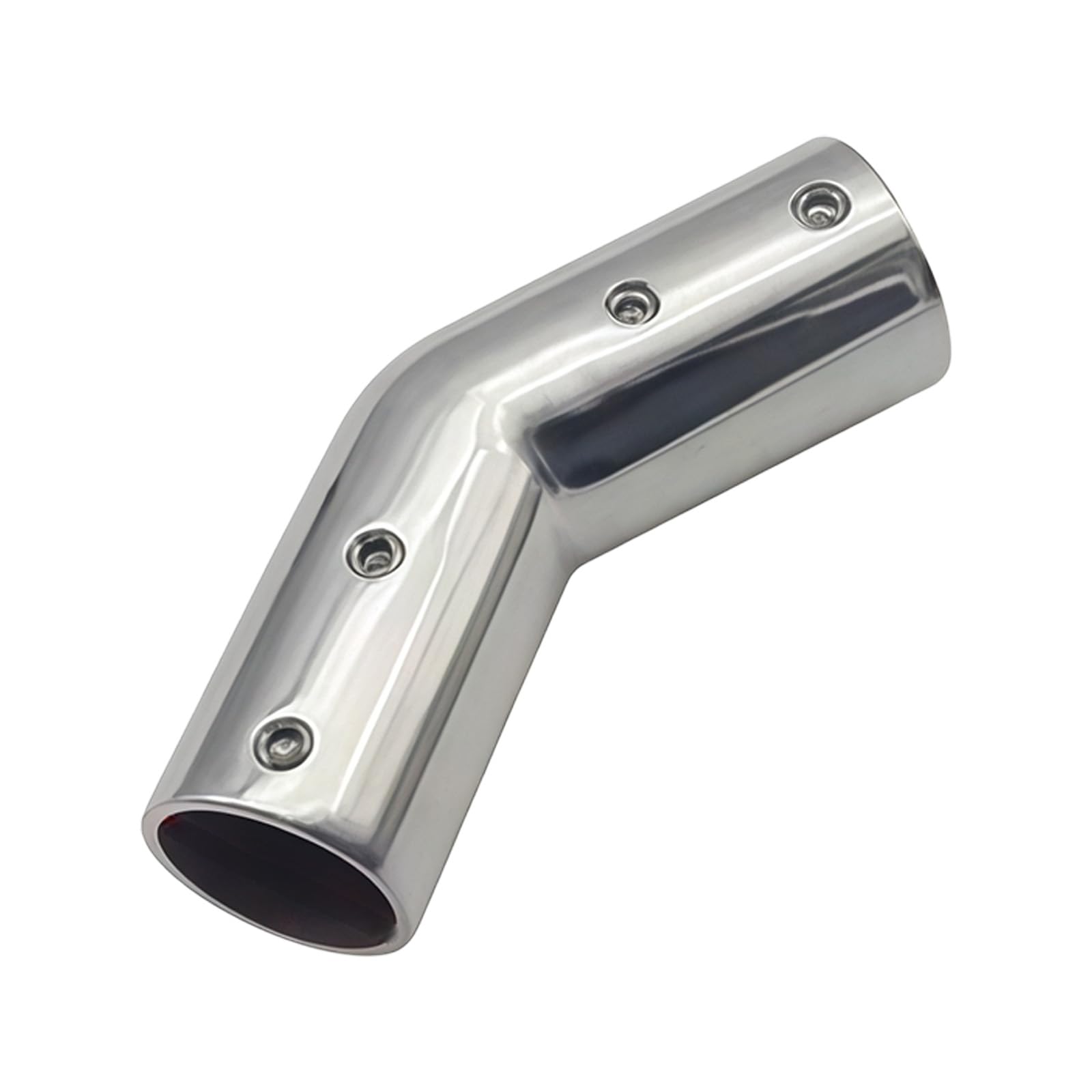 22mm / 25mm Stainless Tube Connector Bent Joint Hardware for Marine Handholds Boat Decks and Outdoor Barrier Repair Work Stainless Hardware Outdoor Tube Joint