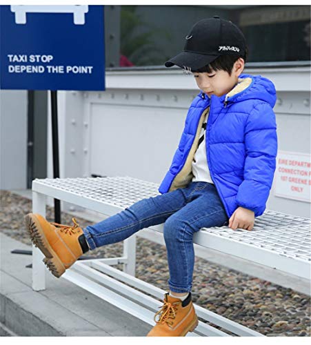Image of Winter Coats for Toddler Kids Baby Boys Girls Padded Light Puffer Jacket Outerwear Infant Down Jacket with Hoods