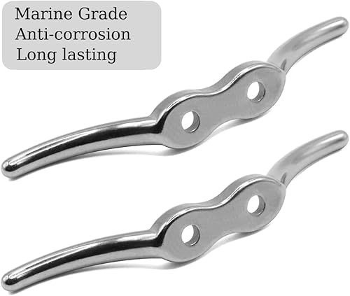 image for RMIURCO Boat Cleat, Rope Cleat 316 Stainless Steel, 4