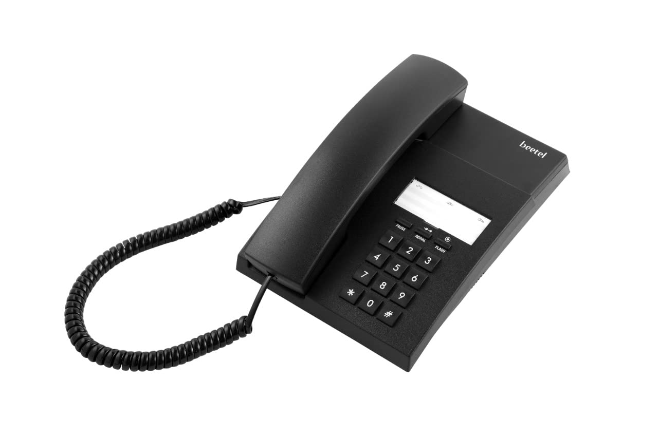 Beetel B80 Corded Landline Phone(Without Display), Ringer Volume Control, Wall/Desk Mountable, Classic Design, Clear Call Quality, Mute/Pause/Flash/Redial Function (Made in India)(Black)(B80)-image-39