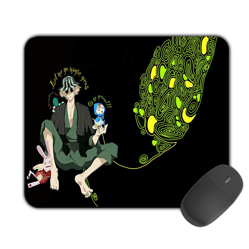 Image of Printed Designer Mouse Pad Funny Urahara (200MM X 240 X 3MM) Enhance Gaming and Work Performance Comfortable and Precise Non-Slip Water Proof Bleach Mouse Pad.