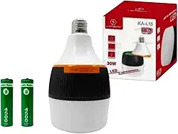 Lâmpada LED de Emergência KA-L15, 30W, Bivolt, Bateria Recarregável com 6 Horas de Autonomia